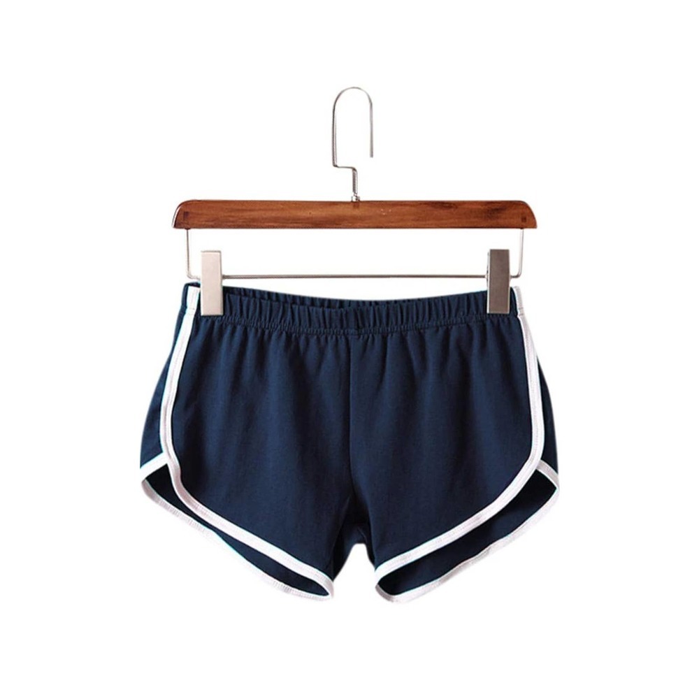 NEW BLACK Womens Athletic Shorts Mid Rise